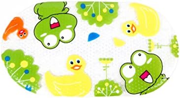 Non-slip Baby Bath Mat for Kids Frog and Duck – Great for Shower Stall &amp; Bathtub Floor | Anti-Bacterial And Mildew/Mold Resistant |No Skid, PVC | Ideal For Parents &amp; Children