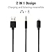iPhone 7 / 7 plus / 8 / X Car Aux Cord, 2 in 1 Aux cable(USB Charger and 3.5mm Audio Headphone Adapter) to Lightning Port,Charging and Listening music in the Meantime(Support iOS 11 and Before)-Black