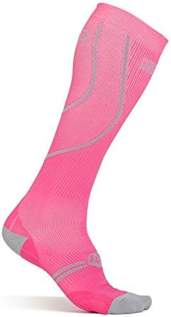 Plus Size Compression Socks 4 Wide Calf, Big and Tall, Men &amp; Women 15-20 mmHg Reduce Pain Swelling. Maternity Nurse Travel Diabetic &amp; Medical (WF SM, PINK)