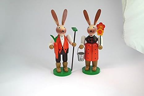 Hase Mann oder Frau ''Gärtner'' 2fach sortiert (1PRO KAUF) Höhe 30 cm NEU Osterdeko Osterfigur