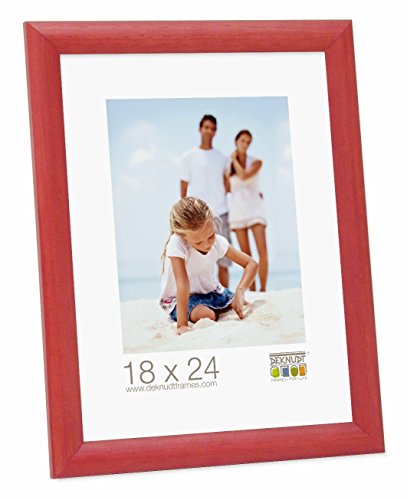 Deknudt Frames Photo Frame Photo Size: 15.75" x 19.69", Colour: Red