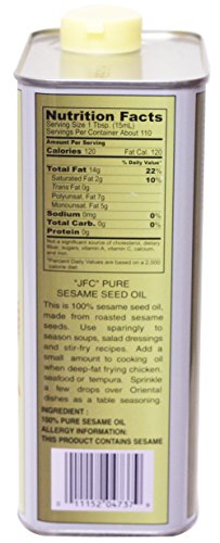 çº¯æ­£èƒ¡è”´æ²¹ JFC Premium Quality 100% Pure Sesame oil 56 fl oz
