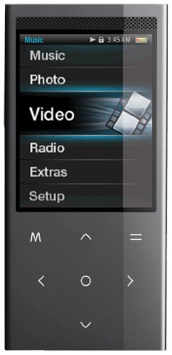Coby MP768-4G 4 GB 2.4-Inch Touchpad Video MP3 Player with FM, Stereo Speaker, and Camera (Black) (Discontinued by Manufacturer)