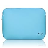 Arvok 13-14 Inch Laptop Sleeve Multi-Color & Size Choices Case/Water-Resistant Neoprene Notebook Computer Tablet Carrying Bag Cover, Baby Blue