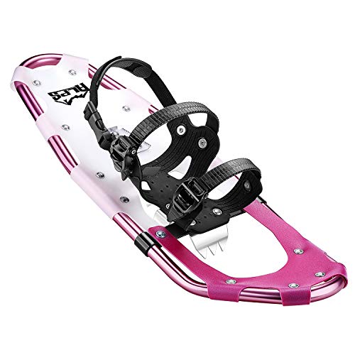 ALPS Lightweight Snowshoes Set for Women,Girls+Trekking Poles,Carrying Tote 14"