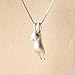 Cute Animals Club Silver Cat Necklace - Sterling Silver Necklace for Women, Sterling Silver Necklace with Pendant, Pendant Necklace for Women, Sterling Silver Pendant Necklace, Cute Necklace for Women