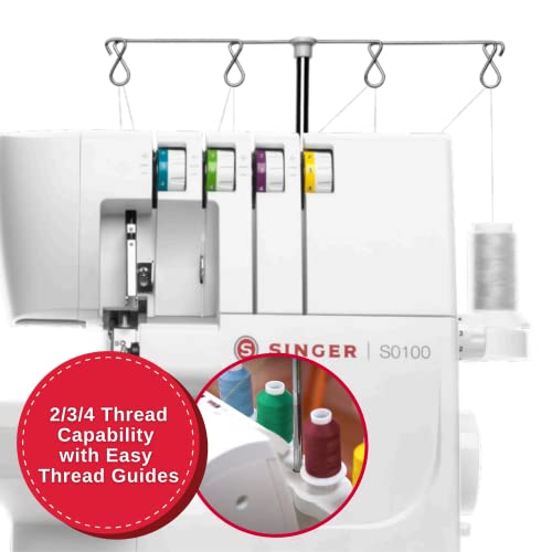 SINGER S0100 Serger Overlock Machine With Included Accessory Kit 2