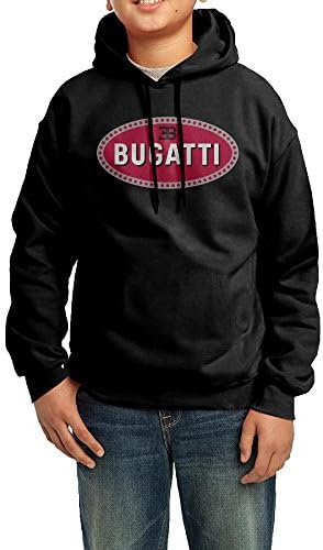Telle AH Custom Bugatti Car Logo Boys Girls Youth Kids Hooded Sweatshirt