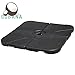 COBANA 4-Piece Cantilever Offset Patio Umbrella Base, Easy Filling Umbrella Stand Weights, Water/Sand Filled, Max 176lbs/72.4L