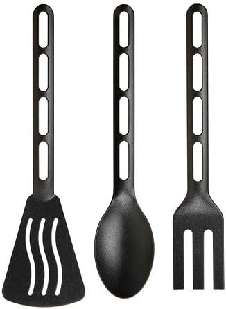 Akut 3-piece Kitchen Utensil Set, Black