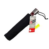 TOTES MINI AUTO OPEN AUTO CLOSE W TITAN TECH UMBRELLA (Black)