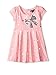 US Polo Assn Little Girls Pink & Silver Polka Dot Dress