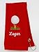 Mana Trading Custom Personalized Embroidered Golf Towel Golf Ball ON TEE