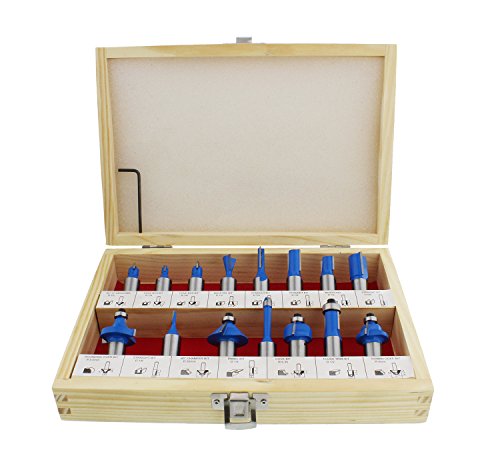 3 Tungsten+Carbide+Router+15+Piece+Shank