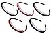STHUAHE Woman 5PCs Multicolor Protection Resin Teeth Comb Hair Hoop Hairband Headband Hair Accessories by Beauty hair (5 Color)