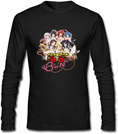 SANYOU Men's High School Dxd Born Long Sleeve T-shirt L