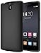 Diztronic Full Matte Black Flexible TPU Case for OnePlus One - Retail Packaging
