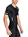 Skins Men's A400 Short Sleeve Compression Top, Black, X-Large