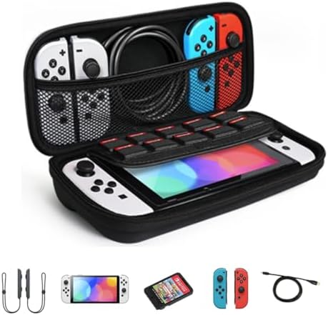 Yuroochii Case for Nintendo Switch OLED Model, Portable Hard Shell Case ...