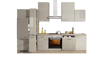 Smart Möbel - Bloque de Cocina (310 cm, Madera de Roble Sonoma ...