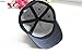 UQ Kids Cute Stars Cotton Adjustable Baseball Hats Sun Visors Grey