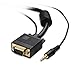 Cable Matters VGA Cable with Audio (SVGA Monitor Cable with 3.5mm Stereo Audio) 35 Feet