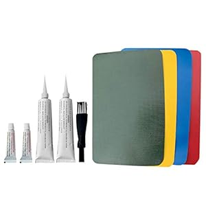 Yoye 9 stuks Heavy Duty Reparatie Patches Kit, Reparatiekit, Luie Spa Hot Tub Punctie Reparatiekit, Voor Camping Tenten…