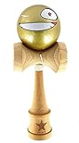 Super Kendama With Gold Face Ball And Extra String