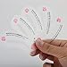 Brillife 24Pcs Styles Eyebrow Grooming Stencil Card Kit, Drawing Eyebrow Thrush Template Shaping Shaper DIY Makeup Beauty Tools
