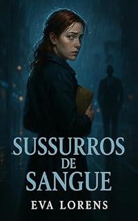 Livro Sussurros de Sangue: Um suspense romântico onde a paixão e o perigo caminham lado a lado.