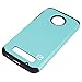 Moto Z Play Case, MP-Mall [Dual Layer] [Shockproof] Armor Hybrid Defender Anti-Drop Rugged Protective Case Cover Fit For Moto Z Play Droid (Mint)