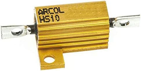 Resistor; Wirewound; 1 Ohms; 10 W; 1%; Lug; TCR 100 ppm/DegC; Aluminum Housed, Pack of 20