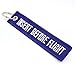 Rotary13B1 Insert Before Flight - Keychain - Blue