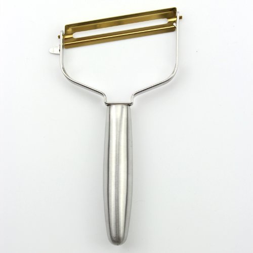 Parukinzoku Natural titanium coating wide slice peeler - Made in Japan] C-516