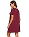 Ekouaer Maternity Nursing Gown,Labor and Delivery Pajama (Wine Red, Large)