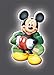 Disney Talking Wall Night Light Mickey Mouse with Remote - 13 Inch