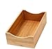 YBM HOME Bamboo Drawer Organizer Storage Box for Spices and Kitchen Items, Lingerie, Small Tools, and Gadgets, 330