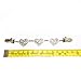 Ever Cute Stylish Heart Chain Cardigan Sweater Clip Guard Versatile Filigree Cinch Shawl Cape Scarf Collar Clip Flexible Clothing Button Jewelry-Silver