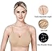 MOLLDAN Professional Dance Bras for Women Girls Adjustable Clear Straps NO Sponge Ballet Bra