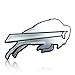 NFL Buffalo Bills Chrome Car Emblem