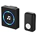 Chime, JETech Portable Wireless DoorBell Chime Plug-in Push Button (Black) - 2127