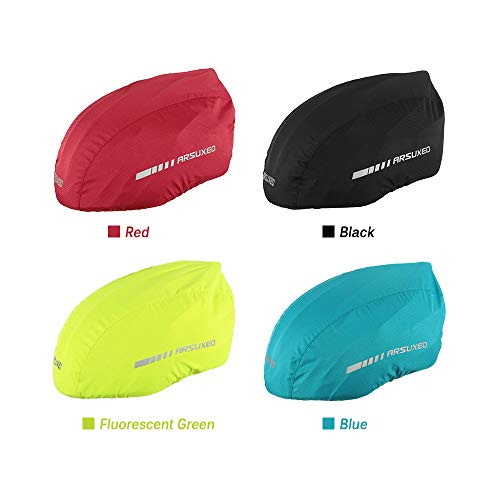 Godyluck Waterproof Bike Helmet Cover with Reflective Strip Cycling Bicycle Helmet Rain Cover Road Bicycle Helmet Water Snow Cover
