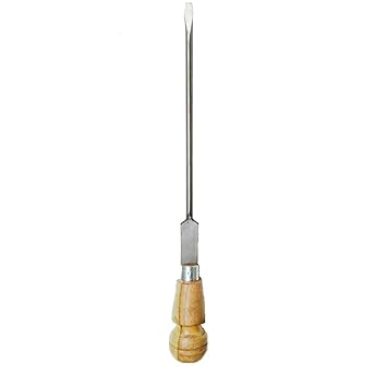 FTE Big Screw Driver 48 cm for Carpentry and Industrial Heavy Duty Works with Strong Grip Wooden Handle (Rod Size 14 inch)