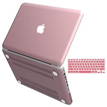 iBenzer Basic Soft-Touch Series Plastic Hard Case & Keyboard Cover for Apple Old Macbook Pro 13-inch 13