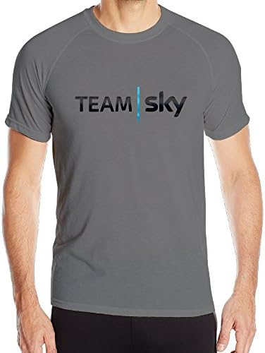 IEFFAT Men's Sky Cycling Team Sport Quick Dry Short Sleeved T Shirts