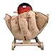 Homer Baseball Rocker Horse Plush Butterfly Baby Toy with Wooden Rocking Chiar Horse/Kid Rocking Toy/Baby Rocking Horse/Rocker/Animal Ride