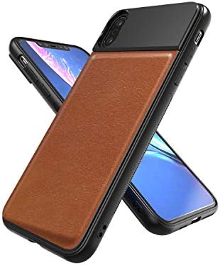 Apexel Photography Phone Case for iPhone Xs max Thin/Protecive/Professional Photo Case with 17mm Thread for Camera Phone Lovers (Brown)