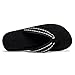 NewDenBer NDB Men's Classical Light Weight III Flip-Flop (10 D(M) US, Black White)