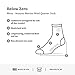 4pairs 71% Merino Wool Ankle Socks for Men Women Made in USA (Small-Medium, Brown)
