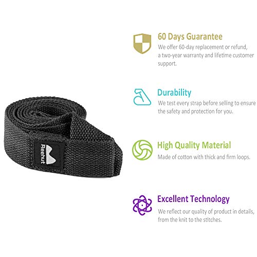 image for REEHUT Yoga Mat Strap, Adjustable Yoga Mat Carrier Holder for Carrying